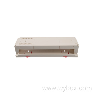 Surface mount junction box custom plastic enclosure PIC105 industrial control box Din Rail electronic enclosure 300*110*57mm